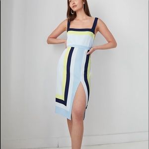 Aritzia Babaton 90s Style Slit Midi Dress, size 4